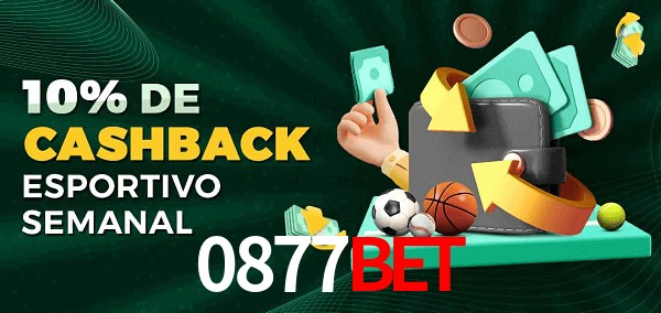 10% de bônus de cashback na 0877bet